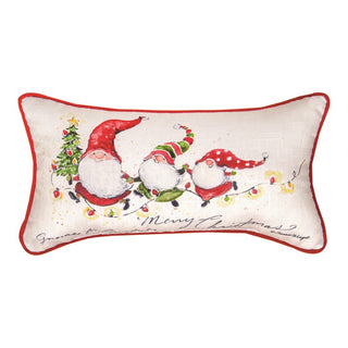 Gnome For Christmas Pillow, Lumbar