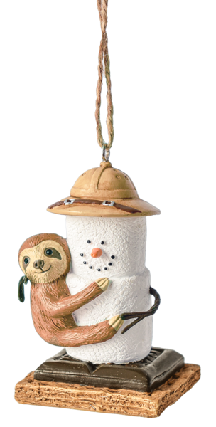 S'mores Sloth Ornament