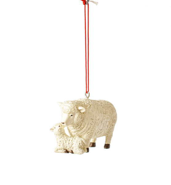 Farm Animal w/Baby Ornament