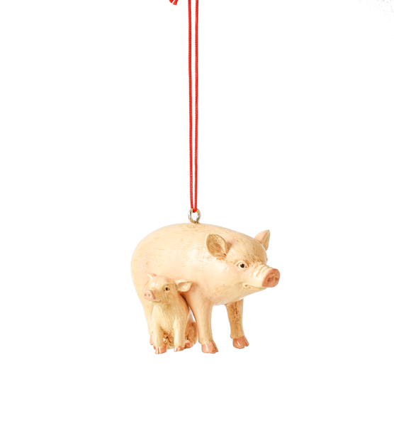 Farm Animal w/Baby Ornament