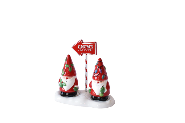 Santa Gnome or Snowman Salt & Pepper Shakers-3 piece Set
