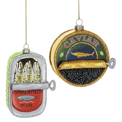 Sardine Can or Caviar Can Ornament