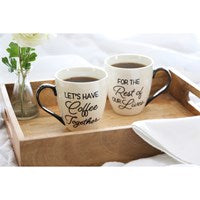 Cup O' Java Gift Set, 17 OZ, Let's have Coffee Together for the rest of our lives