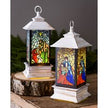 LED Stained Glass Water Lantern