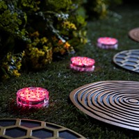 LED Puck Light with Remote Control, Set of 3