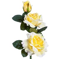 Solar Power Rose Garden Stake, Yellow