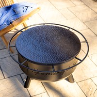 Hammered Firepit Table Top