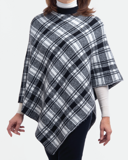Campfire Plaid Poncho