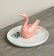 Ceramic Swan Ring Dish