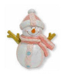 Small Ceramic Snowman Table Decor