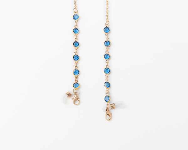 Glass Eyeglass Chain