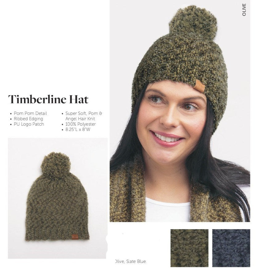Timberline Knit Pom Pom Hat