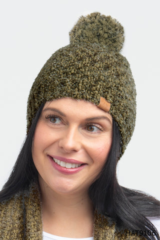Timberline Knit Pom Pom Hat